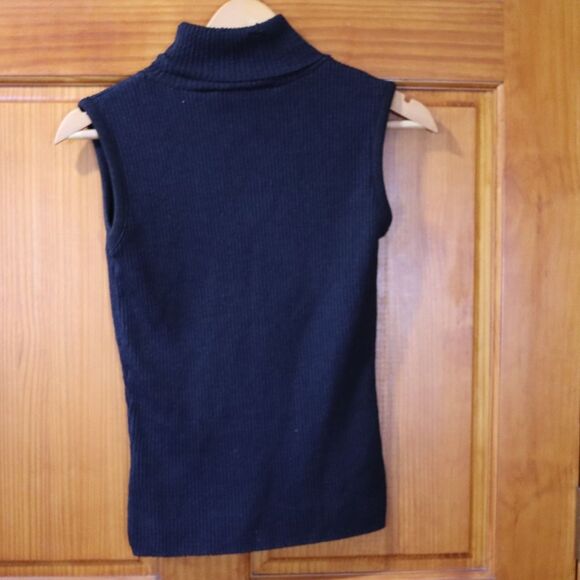 Kathy Ireland Black Turtleneck Vintage Knit Sweater Small - Picture 5 of 8